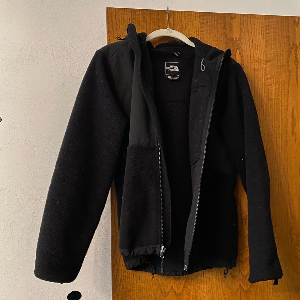 North Face Black Womens Zip Up Fleece Jacket